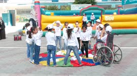 Palestinian schoolchildren enjoy summer camp run by United Nations relief branch