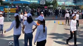 UNRWA opens a summer games program for children in the Gaza Strip.