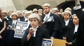 'With these fees we are on our knees': Criminal barristers begin strike over legal aid funding