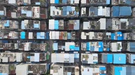 Aerial Footage of Illegal Buildings In Nanning, Guangxi, China
