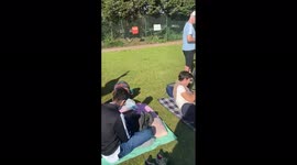 UK: Tennis Fans Queue For Wimbledon Tickets Ahead Of Opening