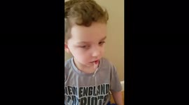 Boy Pulls Tooth Loose