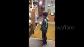 Boy Sings Diaper Song