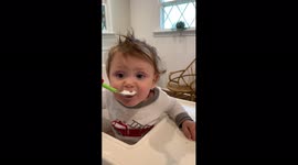Boy Spits Out Food