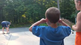 Boys Started By Firework