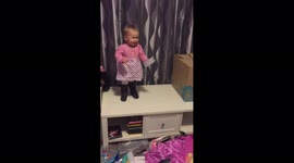 Girl Dances and Falls
