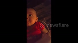 Baby Scared of Itsy Bitsy SPider
