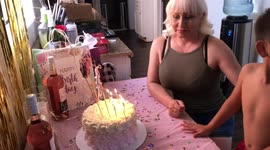 Boy Spits on Birthday Cake