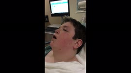 Sedated Teen in Hospital