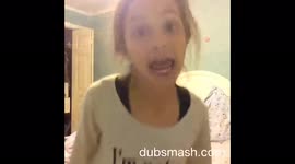 Girl and Dog Dance to Rap