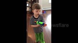 Boy Pulls Loose Tooth