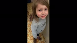 Girl Cries, Wants to Clean Up Dog Poop