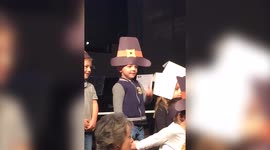Boy Dances During Choir Show