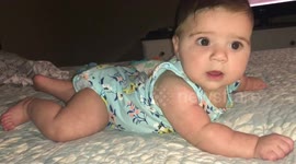 Baby Girl Spits Up