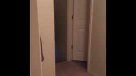 Boy Scared By Sister