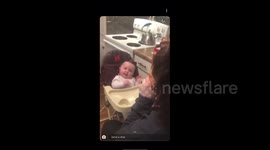 Baby Spits Up During Peek-A-Boo