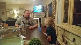 Man Spits at Girl