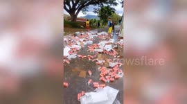 Resistance fighters destroy shipment of beer owned by Burmese military