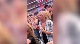 Ed Sheeran fan drops to one knee during concert to propose to partner