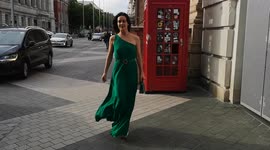 Kimberleigh Gelber arrives At The VIP Opening Of Africa Fashion Exhibition At The V&A In London