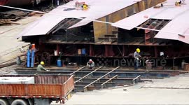 Shipbuilding Industry In Yichang, Hubei, China
