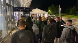 Bristol Airport Wednesday morning holidaymakers experience lengthy queues again