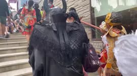 Middle-aged tourist forced to apologise after 'groping beauty queen contestant' in Thailand