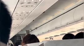 Bird's eye crew! Sparrow flies around cabin of China Eastern Airlines flight