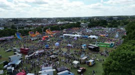 Lively aerial scenes from the annual Stevenage Day 2022