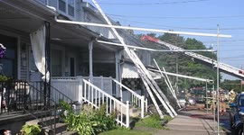 Townhome fire Mount Carmel Pennsylvania