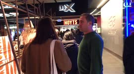 Long queue at Hoyts cinema Broadway on last day of Dine and Discover vouchers