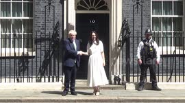 Boris Johnson welcomes New Zealand PM Jacinda Ardern to Downing Street