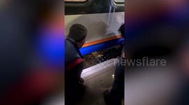 UK man rescued from underneath London train by good Samaritans
