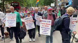 March on the 50th anniversary of the first Pride in central London