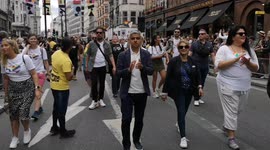 London Mayor Sadiq Khan joins Pride