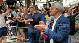 Sadiq Khan join the Pride in London March, London, UK