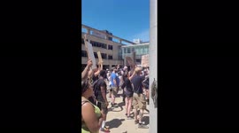 US: protests in front of Akron's Justice Centre over fatal shooting of Jayland Walker