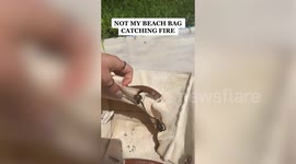 UK woman was shocked when her Primark bag went up in flames