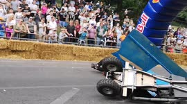 Some Of The Epic Crashes And Mishaps At The Red Bull Soapbox Race In Alexandra Palace Which Returned After A Two Year Absence Due To Covid