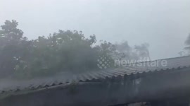 Storms batter southern Thailand as Typhoon Chaba sweeps through China