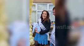 Guests at baby shower shocked as newborn makes surprise early arrival