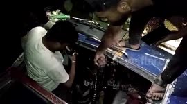 Driver rescued after truck falls into culvert in central India