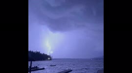 Stunning clip shows lightning strike during July 4 fireworks show in Washington