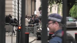 Interview with a one-man protester outside Downing Street after Sajid Javid & Rishi Sunak's notice for resignation