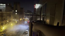 Multiple cars drive by shooting fireworks and guns on residential street in downtown Minneapolis on July 4