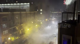 Viral, war zone-like video shows car shooting fireworks at people like battlefield tank in Minneapolis