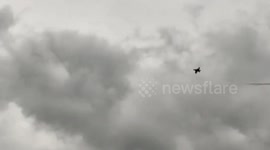 Burmese military launches airstrike anew as weeklong fighting continues in border outpost