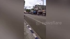 Motorcycle race crash kills one and injures seven in Thailand