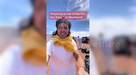 Blogger documents 19-hour journey across Sahara train-hopping on Mauritania's 704-kilometre long railroad