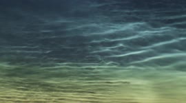 A simply stunning display of noctilucent cloud waves captured over North Yorkshire